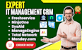 setup it management crm ninjaone freshservice sysaid manageengine total remote
