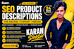 writ seo product descriptions for amazon flipkart and meesho