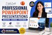 design professional presentation slides in powerpoint