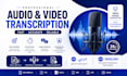 transcribe arabic audio to text with 100 accuracy