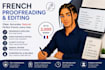 proofread and edit your french text professionally