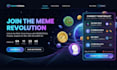 create memecoin presale website, ico staking website web3 dapp smart contract