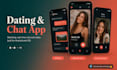 develop a dating app socail media app streaming app for android ios in flutter