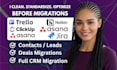 migrate clickup, trello, asana, monday notion, airtable basecamp jira projects