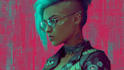 create cyberpunk character art