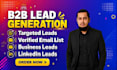 do b2b lead generation, linkedin lead generation and email list building