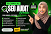 do a professional website audit with technical optimization