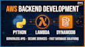 build serverless AWS backend with lambda dynamodb and python