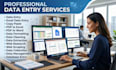 be your virtual assistant for data entry , reserch,scraping,formating copy paste