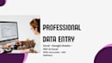 convert PDF to excel word to excel data entry with accuracy