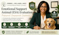 write a professional emotional support animal esa evaluation