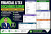 do payroll, w2, 1099, 1040 schedule c financial statement