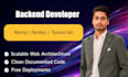 be backend developer for web app and apis using nestjs, expressjs, and node