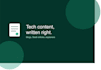 write SEO tech and saas blog articles