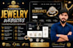 design a luxury jewelry,  watch website using wordpress