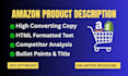 write high converting SEO amazon product descriptions