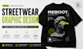 design premium dark academia streetwear graphics