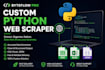 build a custom python web scraper for any website