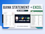 convert bank statements to excel CSV with python ocr