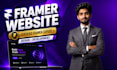 design and develop a modern framer website as a framer expert