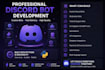 develop a professional discord bot using python