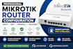 configure mikrotik router dhcp nat firewall, basic routing