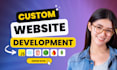 do custom ai website development, full stack web developer, front end developer