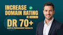 increase ahrefs DR, ur and moz da using high quality backlinks