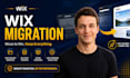migrate, clone, transfer your wordpress, webflow, weebly to wix website