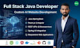 build custom ai full stack websites with java spring boot and react