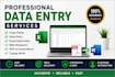 convert PDF to word or excel manually