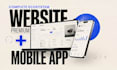 create a unified website and mobile app premium solution