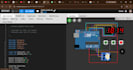 write custom arduino code and provide virtual wokwi simulation
