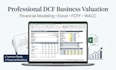build a professional dcf valuation and financial model in excel