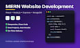 do mern website development using react js and node js