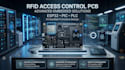 design rfid access control pcb, esp32, pic, plc and embedded firmware