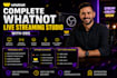 build your complete whatnot live streaming studio with obs