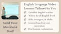 create english language video lessons tailored to you