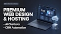 design a high converting website with hosting and ai chatbot