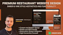 design a restaurant or cafe website with online menu