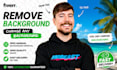remove background from images professionally within 24 hours