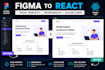 convert your figma design into a pixel perfect react app