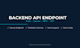 build a secure backend API endpoint for your app, node, express, rest, or jwt