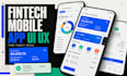 design fintech mobile app UI UX in figma