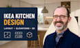 design your ikea kitchen planner layout, cabinets, elevations and 3d rendering
