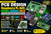 design arduino pcb,raspberry pi hat,led controller,esp32,stm32 imbedded hardware