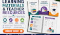 create learning book materials teachers resources layout curriculum grade manual