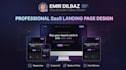 design a modern saas landing page or startup website