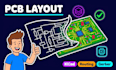 design your pcb layout on kicad from your schematic