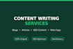write SEO optimized articles and blog content